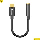 Baseus L54 USB-C - Mini Jack 3,5 mm Audioadapter 0,9m Black CATL54-01