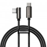 Baseus Legend Series USB-C–USB-C ferde kábel, PD, 100 W, 1m, fekete (CATCS-01) (CATCS-01) - Adatkábel