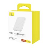 Baseus Magnetic Mini Powerbank 5000mAh 20W fehér (P10022107223-00) (P10022107223-00)