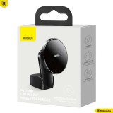 Baseus MagSafe autós telefontartó vezeték nélküli Qi töltő 15W Big Energy Black WXJN-01
