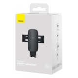 Baseus Metal Age II gravitációs tartó az autó hűtőrácsán (fekete) (SUJS000001)