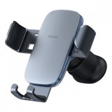 Baseus Metal Age II gravity car phone holder on the ventilation grille dark gray (SUJS000013)