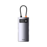 Baseus Metal Gleam Series 6 az 1-ben hub USB-C - 4x USB 3.0 (WKWG070013) (WKWG070013)
