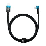 Baseus MVP2 USB-C - USB-C kábel 100W 1m fekete kék (CAVP000621) (CAVP000621) - Adatkábel