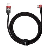 Baseus MVP2 USB-C - USB-C kábel 100W 1m fekete piros (CAVP000720) (CAVP000720) - Adatkábel