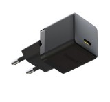 BASEUS PALM hálózati töltő Type-C aljzat (20W, PD gyorstöltő 3.0) FEKETE