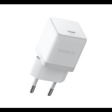 Baseus PALM hálózati töltő Type-C aljzat (30W, PD gyorstöltő 3.0) FEHÉR (P10111605213-00) (P10111605213-00)
