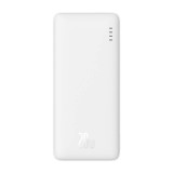 Baseus PPQD090002 Powerbank Airpow USB-A + Type-C / 10000mAh 20W - Fehér (PPQD090002)