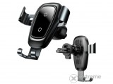 Baseus QI Wireless vezeték nélküli autós tartó, fekete