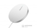 Baseus Simple Mini3 Mágneses vezeték nélküli töltő, 15W, ezüst