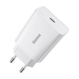 Baseus Speed Mini hálózati töltő (USB-C aljzat, 20W, fehér)