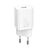 Baseus Super Si USB-C 30W Quick Charger White CCSUP-J02