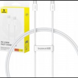 Baseus Superior 2 USB-C - USB-C kábel, 100W, 1m, fehér (BSU4906)
