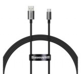 Baseus SUPERIOR adatkábel (USB - Type-C, 100W, PD gyorstöltő, 100cm, törésgátló) FEKETEP10320102114-