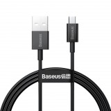 Baseus Superior Series USB-Micro USB kábel, 2A, 1m, fekete (CAMYS-01) (CAMYS-01) - Adatkábel