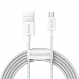 Baseus Superior Series USB-micro USB kábel, 2A, 2m, fehér (CAMYS-A02) (CAMYS-A02) - Adatkábel