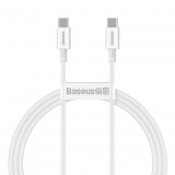 Baseus Superior sorozatú USB-C-USB-C töltőkábel, 100 W, 1m, fehér (CATYS-B02) (CATYS-B02)