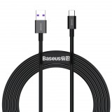 Baseus Superior USB-A - USB-C kábel 66W 2m fekete (CATYS-A01) (CATYS-A01)