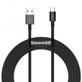 Baseus Superior USB-A - USB-C kábel 66W 2m fekete (CATYS-A01) (CATYS-A01) - Adatkábel