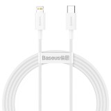 Baseus Superior USB-C - Lightning kábel, 20 W, PD, 1,5 m (fehér)