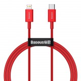 Baseus Superior USB-C - Lightning töltőkábel 1m piros (CATLYS-A09) (CATLYS-A09) - Adatkábel