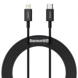 Baseus Superior USB-C - Lightning töltőkábel 2 m fekete (CATLYS-C01)