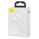 Baseus Superior USB-C - Lightning töltőkábel 20W PD 1 m fehér (CATLYS-A02 )