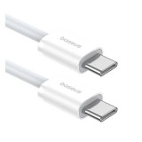 Baseus Superior USB-C - USB-C kábel 30W 1m fehér (P10365200211-00) (P10365200211-00)