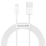 Baseus Superior USB - Lightning kábel 2 m 2,4A, fehér (CALYS-C02)