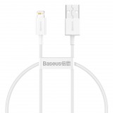 Baseus Superior USB töltőkábel, 2,4 A, 0,25 m, fehér (CALYS-02) (CALYS-02)