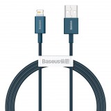 Baseus Superior USB töltőkábel, 2,4 A, 1 m, kék (CALYS-A03) (CALYS-A03)