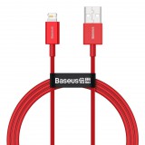 Baseus Superior USB töltőkábel, 2,4 A, 1 m, piros (CALYS-A09) (CALYS-A09)