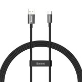 Baseus Superior USB USB-C kábel 65W PD 1m fekete (CAYS000901) (CAYS000901)