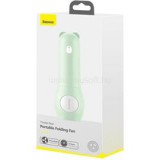 Baseus Tricolor bear 2000mAh zöld hordozható ventilátor és power bank (CXZD-A06)