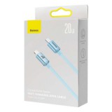 Baseus Type-C - Lightning cable Crystal Shine Series Lightning Fast Charging Power Delivery 20W 1,2m Light Blue (CAJY001303)