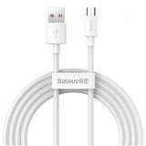 Baseus TZCAMZJ-02 USB A/microUSB (2db/csomag) 1,5m fehér kábel (TZCAMZJ-02)