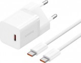 Baseus USB-C GaN5 mini 30W mains charger White P10110902213-00