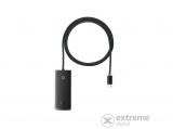 Baseus WKQX030401 4 portos Type-C HUB adapter, 3.0 1m