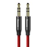 Baseus Yiven audio kábel mini jack 3,5 mm AUX 1.5m, piros (CAM30-C91)