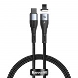 Baseus Zinc USB-C- Lightning mágneses kábel, 20W, 1m, fekete (CATLXC-01) (CATLXC-01) - Adatkábel