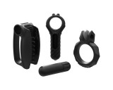 Bathmate Vibe Endurance - maszturbátor és péniszgyűrű szett (fekete)