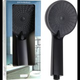 Bathroom Solutions Matt fekete nagyméretű 110 mm átmérőjű kézi Zuhanyfej