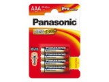 Battery AAA (R03) alkaline PANASONIC Pro Power 4pcs / blister