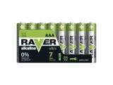 Battery AAA (R03) alkaline RAVER 8ks