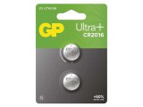 Battery CR2016 GP Ultra Plus Lithium 2pcs