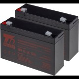 Battery set T6 Power for APC Back-UPS BK575C, VRLA, 6 V (T6APC0012_v86747)