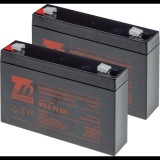 Battery set T6 Power for APC RBC18, VRLA, 6 V (T6APC0024_v113200)