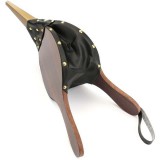 BBQ Fújtató, levegőfújó, műbőr - fa 40 cm Ingyenes szállítással