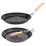 BBQ, gesztenyesütő serpenyő 31*3,5 cm