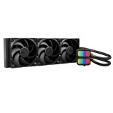 Be Quiet! CPU Water Cooler - SILENT LOOP 3 420mm Black (3x140mm, csatlakozó: 3pin, cső hossza: 400mm, fekete)